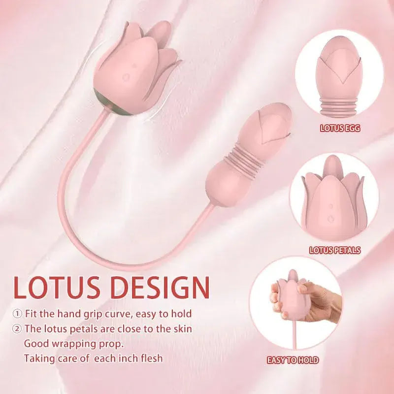 Rose Dual Sensation Vibrator