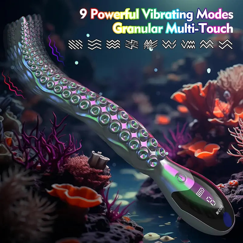 Tentaclash Clitoral Vibrator with LED Display