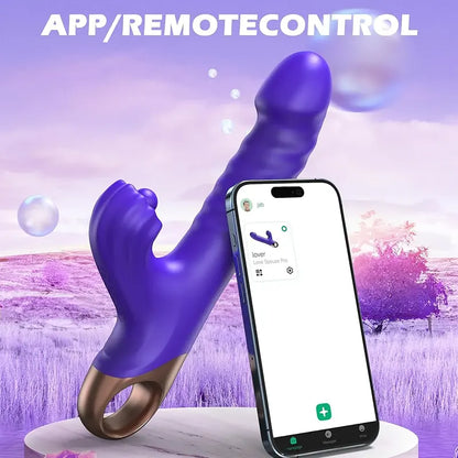 Flapping & Vibrating Dual Pleasure Toy