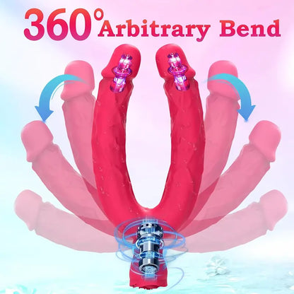 Dual Head Vibrating G-Spot Stimulation Dildo