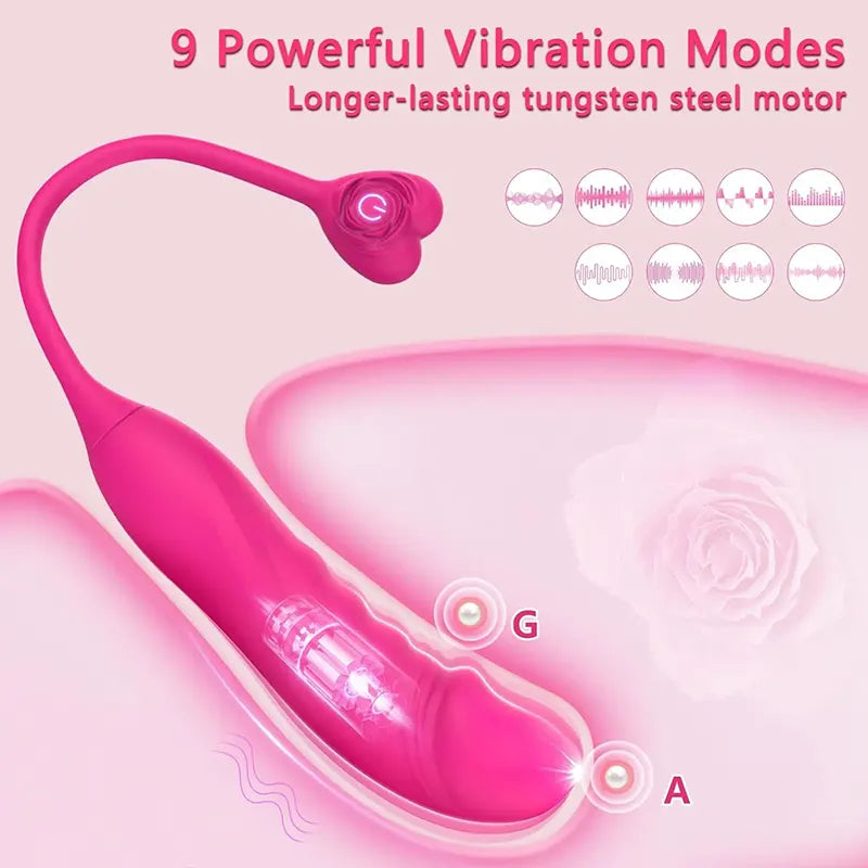 2-in-1 Vibrator & Dildo for Women