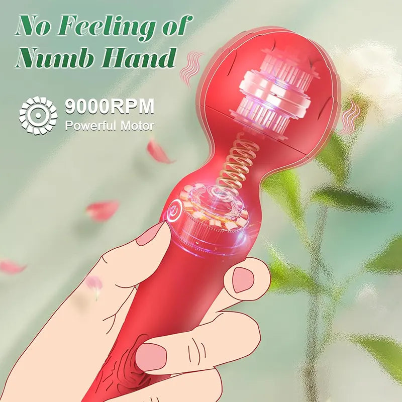 RoseBloom 9000 RPM Luxury Power Wand Vibrator