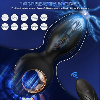 Remote-Controlled Vibrating Anal Plug