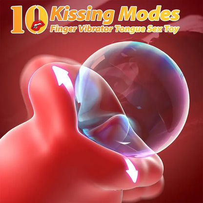 KissVibe Lip-Shaped Clitoral Vibrator