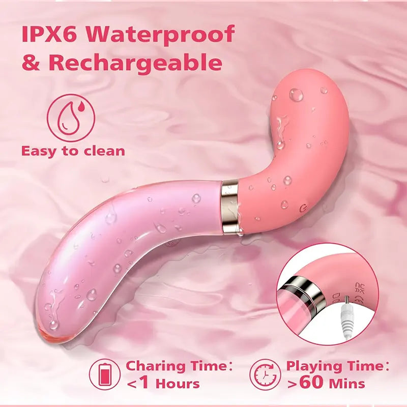 Dual-Sensation G-Spot & Temperature Play Vibrator