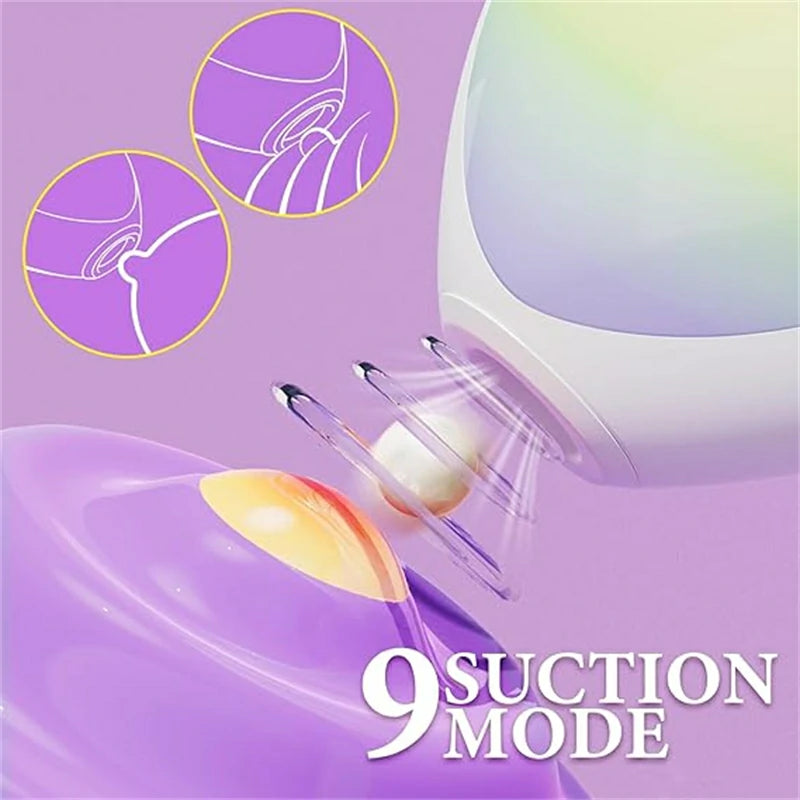 Charming Heart Suction Vibrator