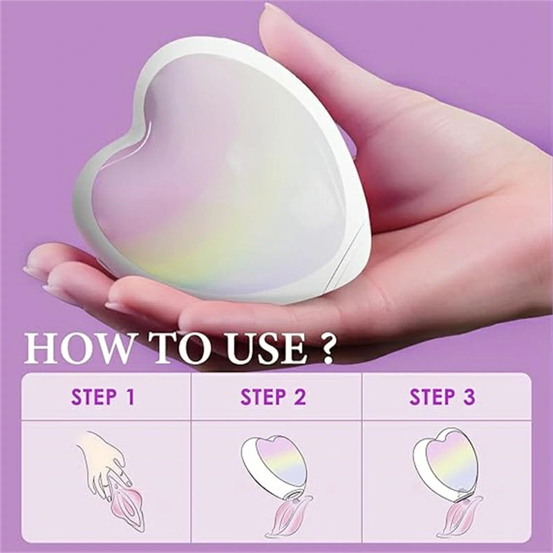 Charming Heart Suction Vibrator