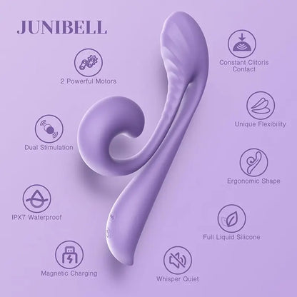 LuxeWave Dual-Stimulation Vibrator