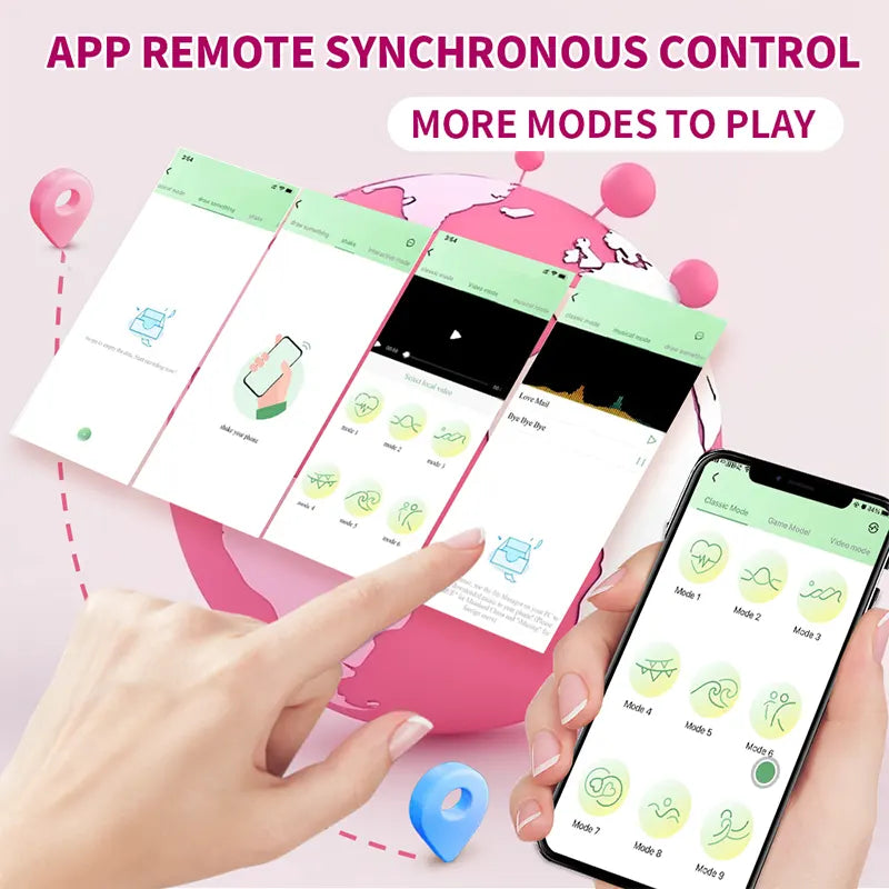 App-Controlled Mini Dildo Vibrator Love Egg