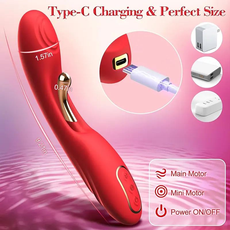 Precision Dual Stimulation Rabbit Vibrator