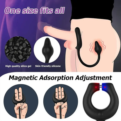 Magnetic Vibrating Cock Ring