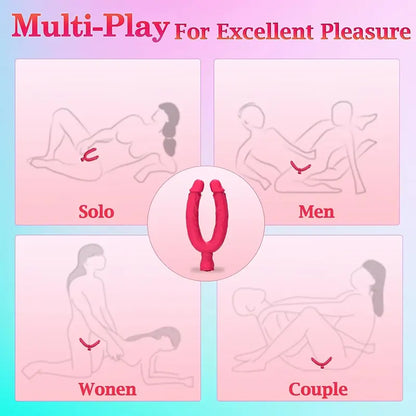 Dual Head Vibrating G-Spot Stimulation Dildo