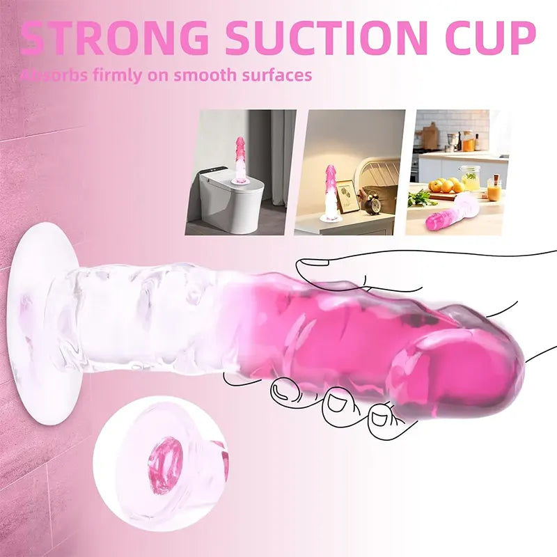 Realistic Suction Dildo