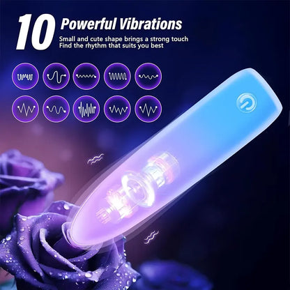 Gradient Bullet Vibrator - 10 Vibration Modes