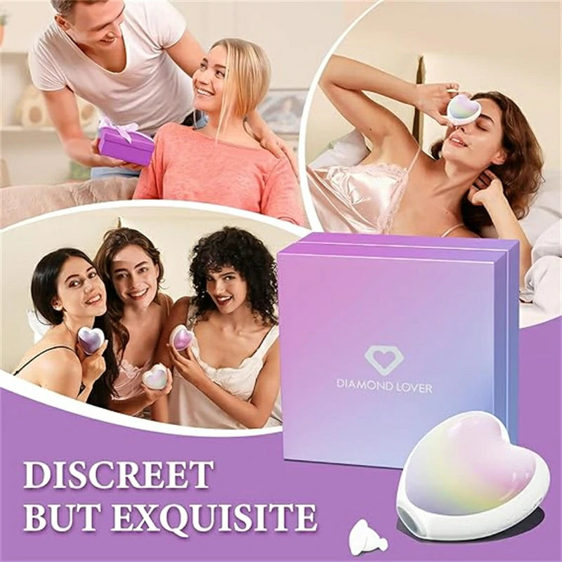 Charming Heart Suction Vibrator