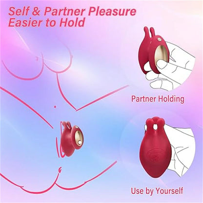 Rose-Shaped Clitoral Vibrator