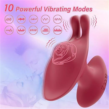 Rose-Shaped Clitoral Vibrator