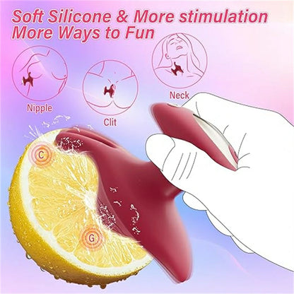 Rose-Shaped Clitoral Vibrator