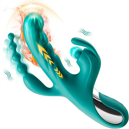 3-in-1 Rabbit G-Spot Thrusting Vibrator