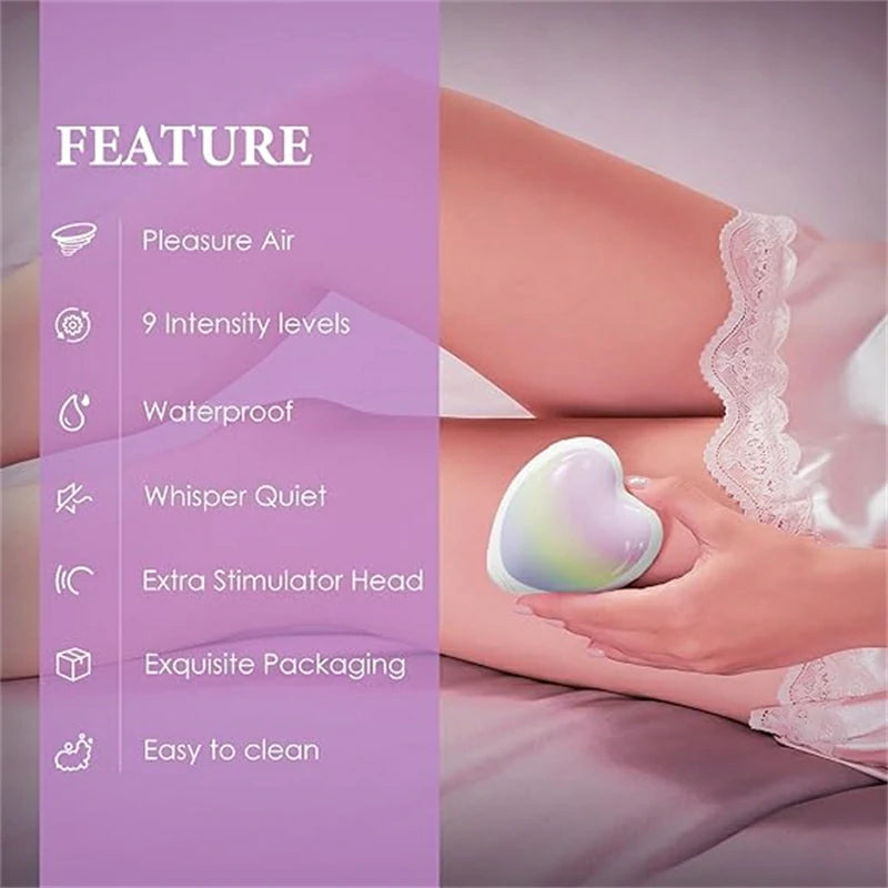 Charming Heart Suction Vibrator