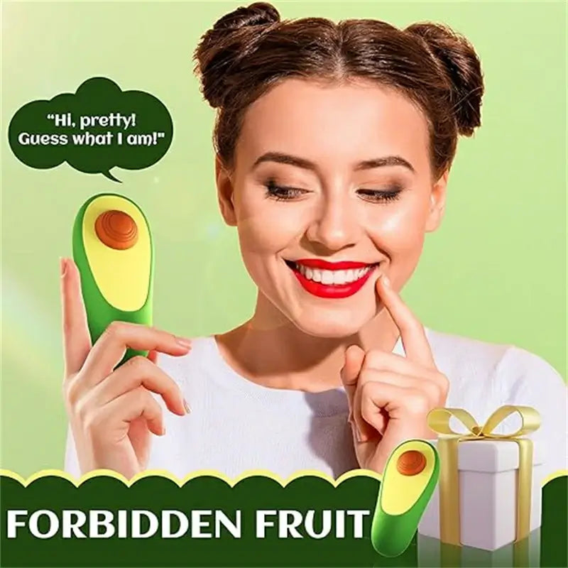 Forbidden Avocado Vibrating Masturbator: Indulge in Temptation