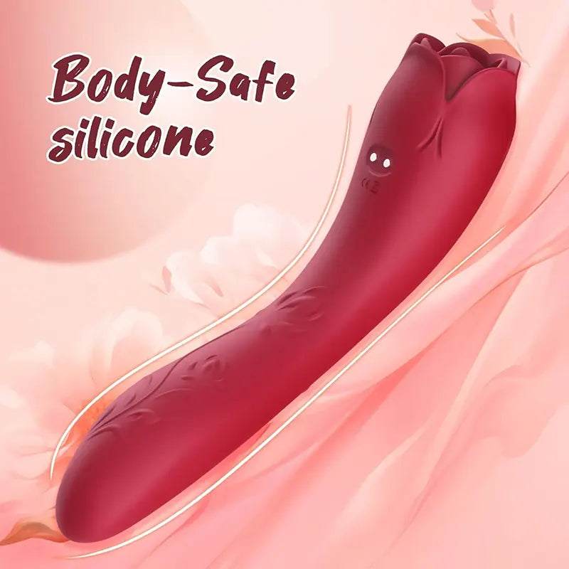 BlissLick Dual-Action Licking & Vibrating Clitoral Vibrator