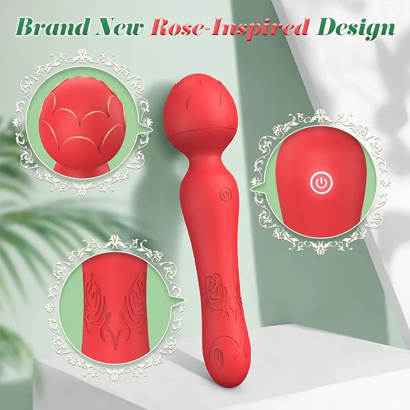 RoseBloom 9000 RPM Luxury Power Wand Vibrator