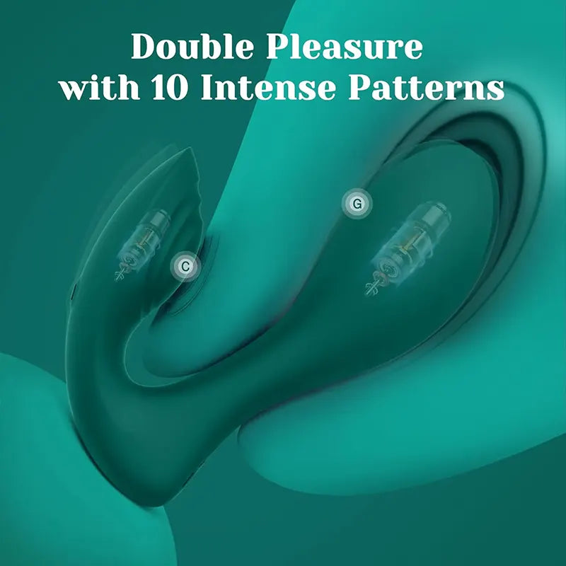 PleasureDuo Dual Motors Vibrating Sex Toy