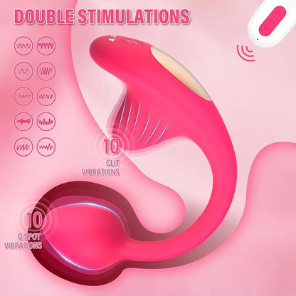 Dual-Motor App-Controlled Wearable Panty Vibe