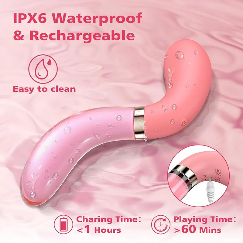 Dual Head Insertion G-Spot Vibrator