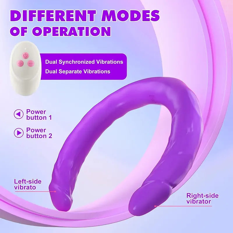 Dual Remote Control Dual Head Vibrating Dildo