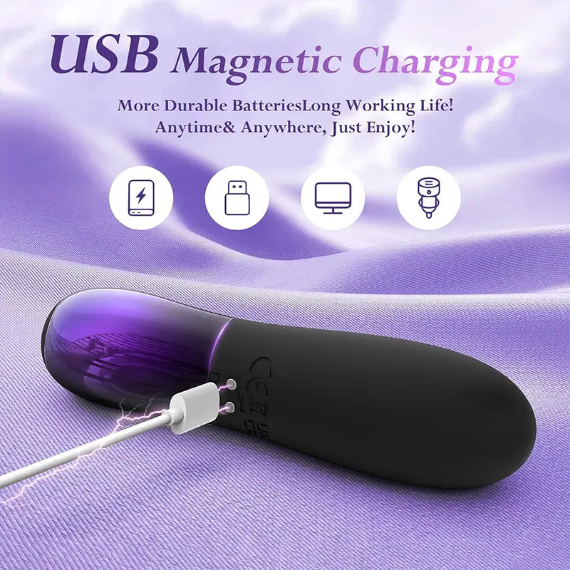 10 Vibration Modes Mini Clitoral Vibrator