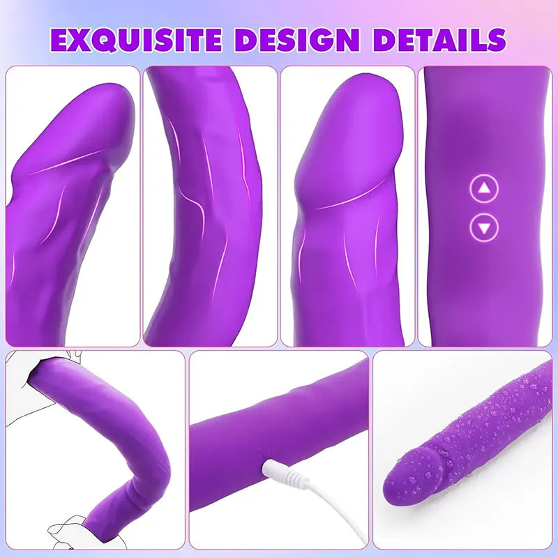 Dual Remote Control Dual Head Vibrating Dildo