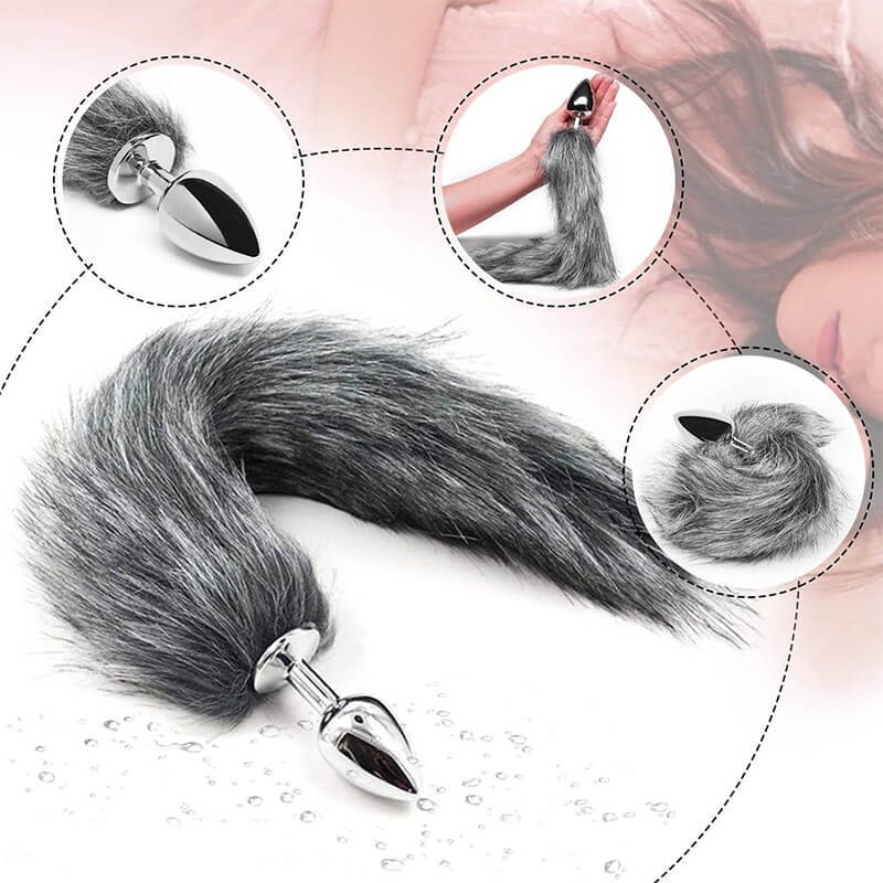 Stainless_Steel_Fluffy_Plush_Tail_Plug_grey_2