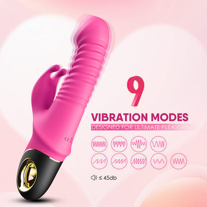 Telescopic_Rocking_Rabbit_Head_Vibrator_Rose5